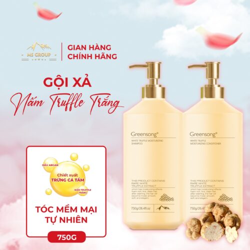 Gội Xả Nấm Truffle Trắng Greensong White Truffle Moisturizing 750g